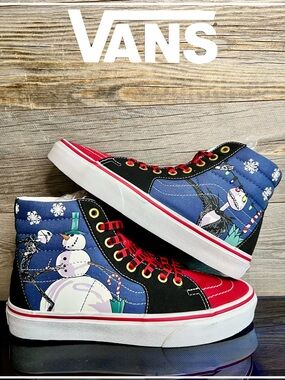 NWOT 🆕🎄🎃VANS x Nightmare B4 Christmas Classic High-top Sneaker W7 | M5.5, New